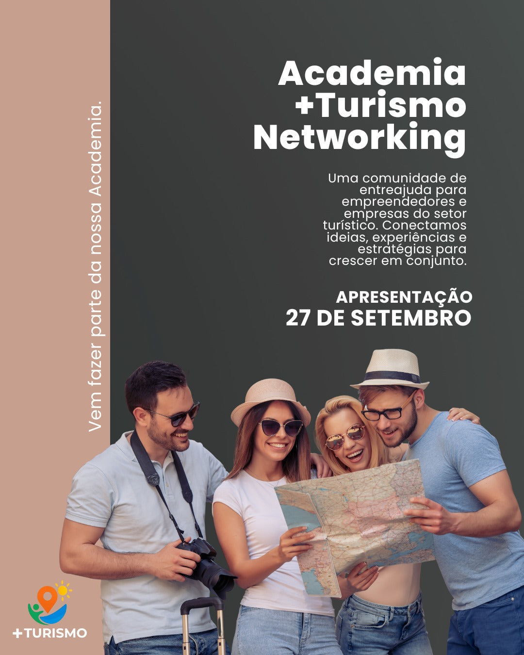 Apresentação da comunidade e Academia mais turismo networking 27 de Setembro 2025